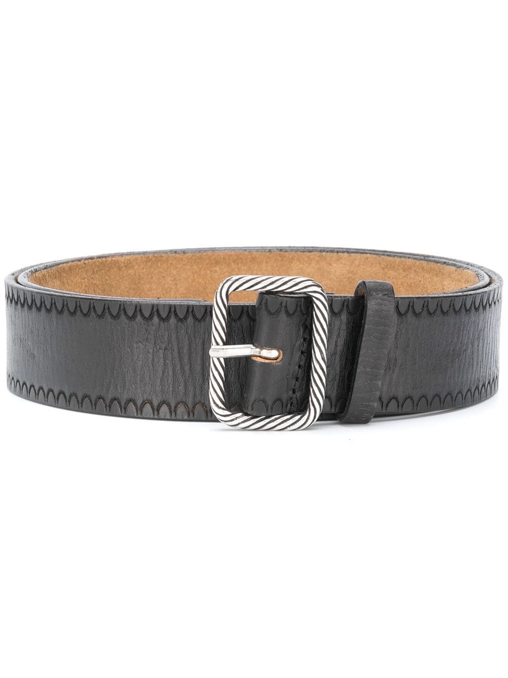 braided buckle belt - 1