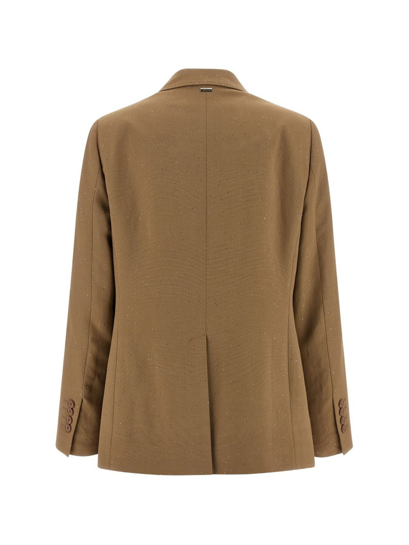 Herno double-breasted sequin blazer outlook