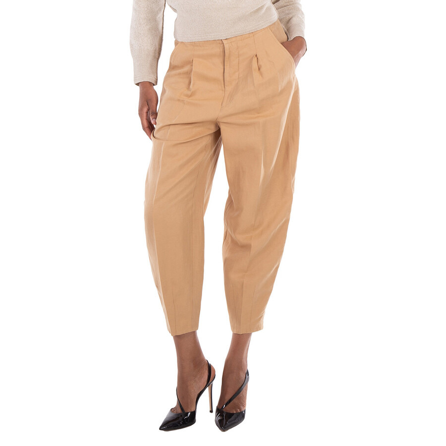 Polo Ralph Lauren - Polo Ralph Lauren High-Waisted Silk Pants - 3