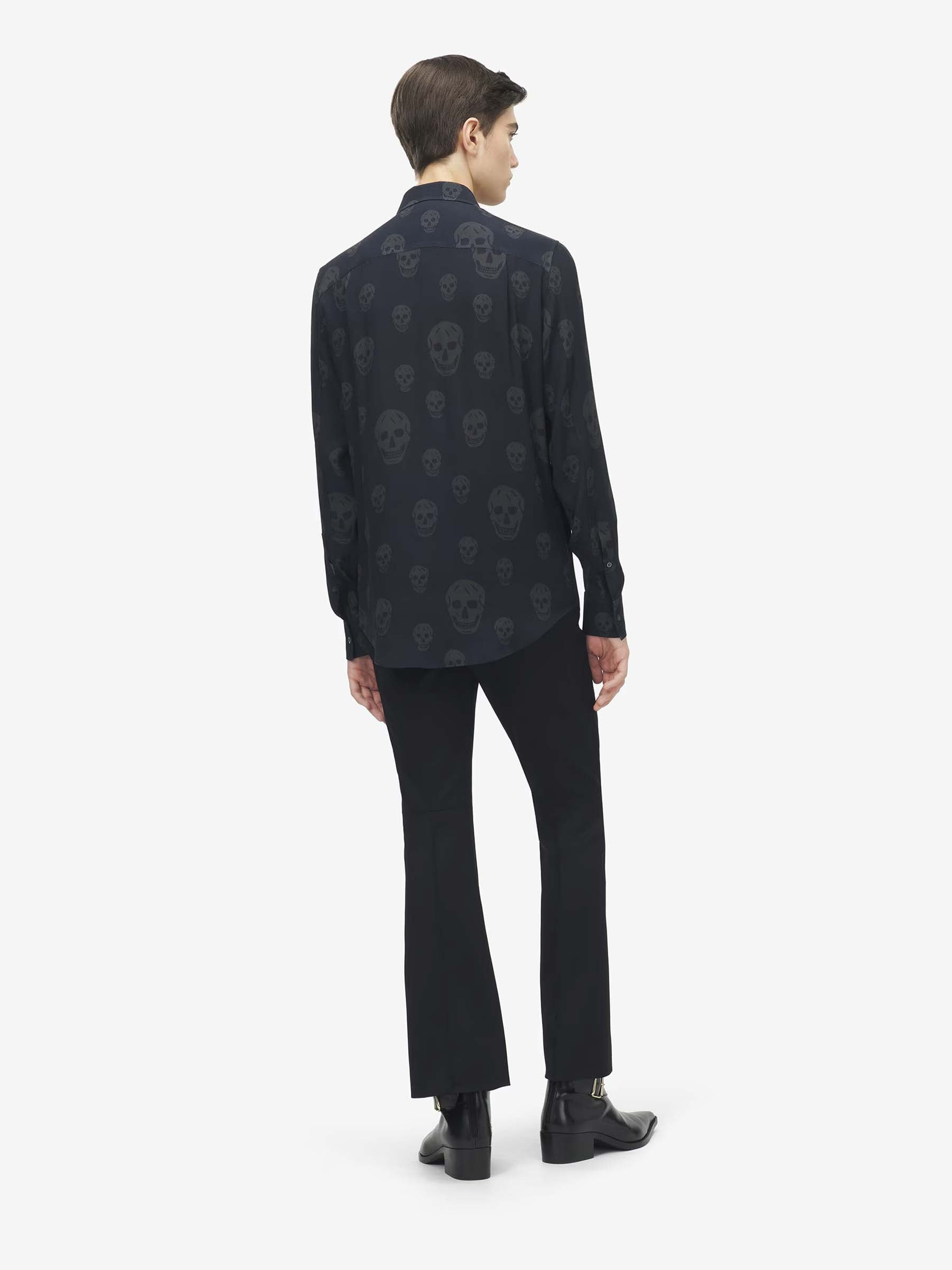 SKULL PRINT SHIRT - 3