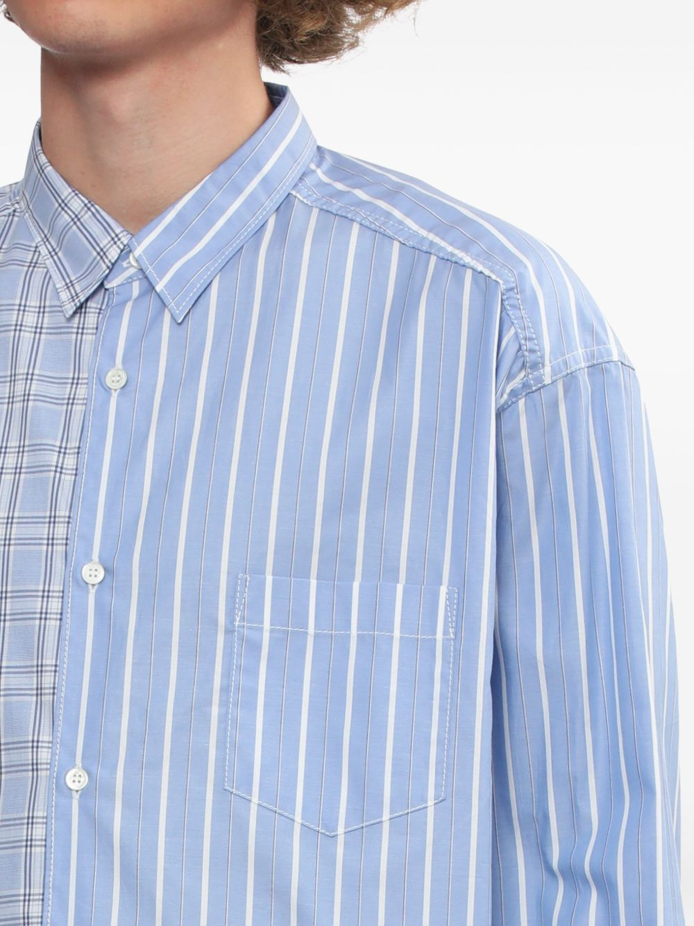striped plaid shirt - 5