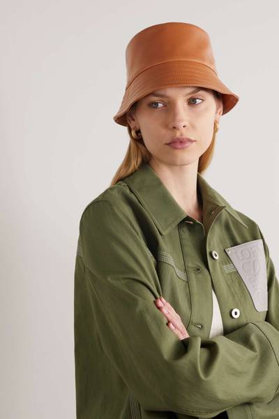 Loewe Appliquéd leather bucket hat outlook