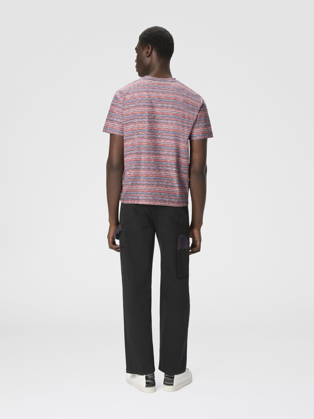 T-Shirt with Flame and Zigzag Pattern - 3