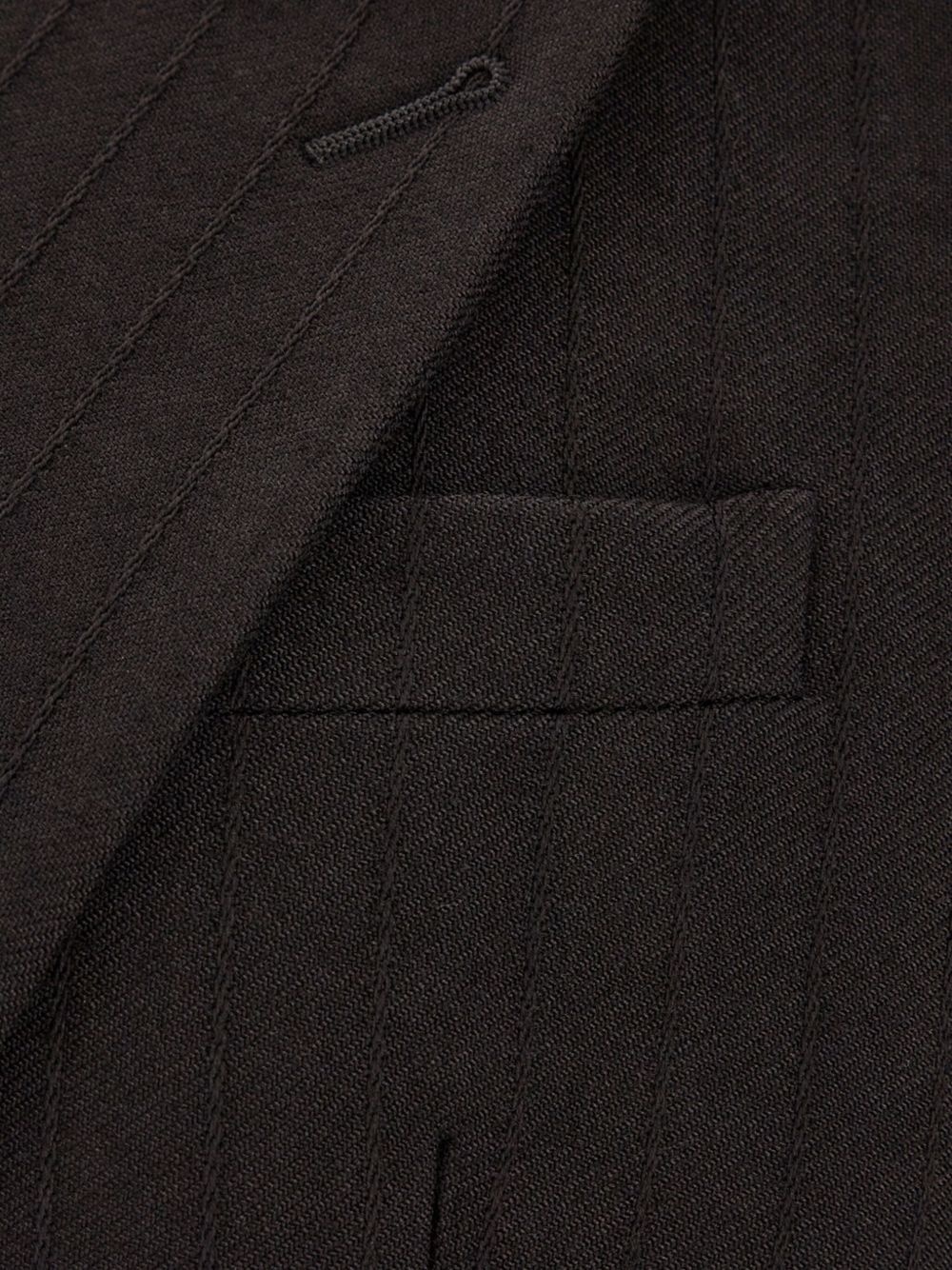 Grain de Poudre wool single-breasted blazer - 3