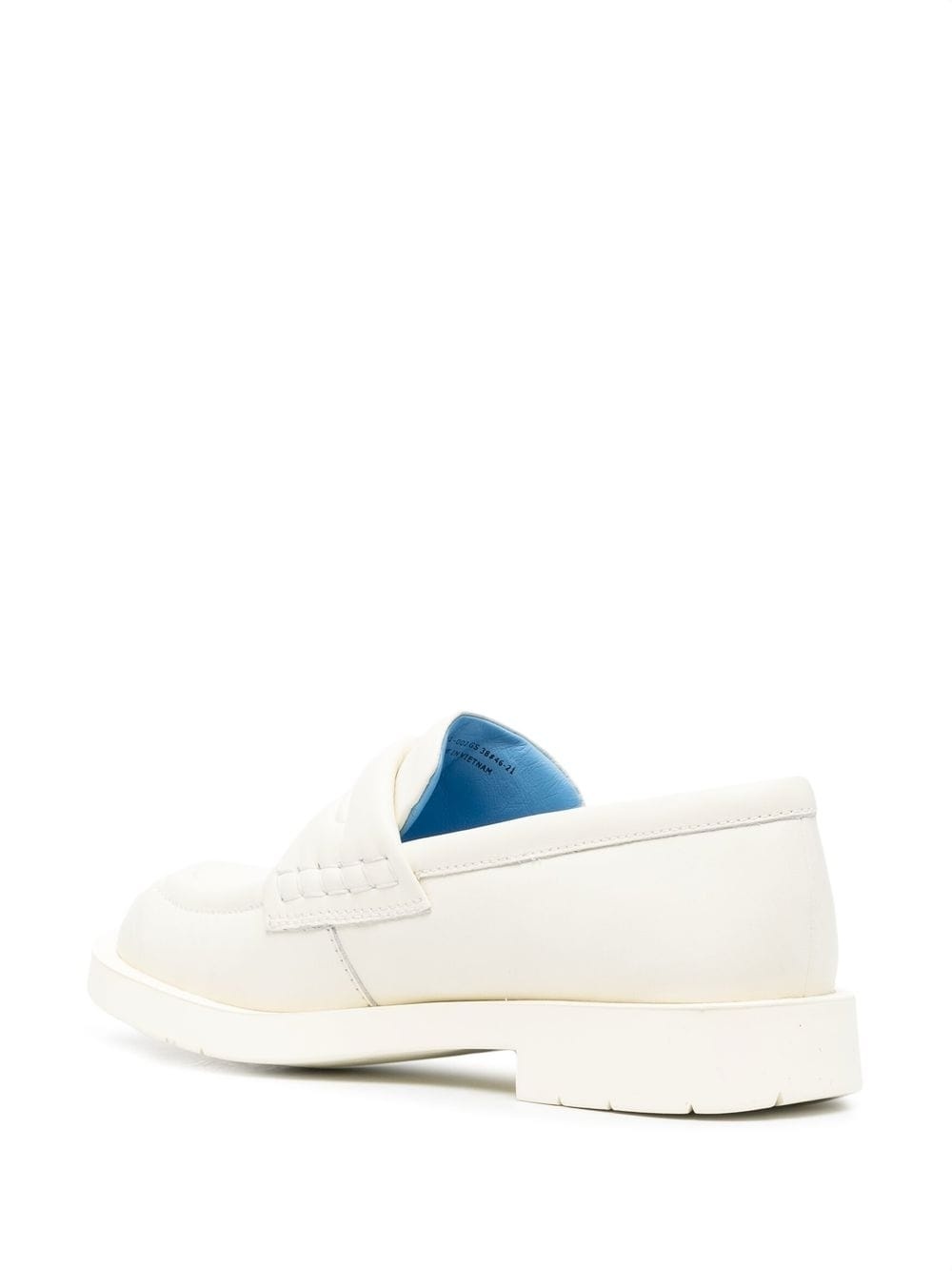 padded leather loafers - 3