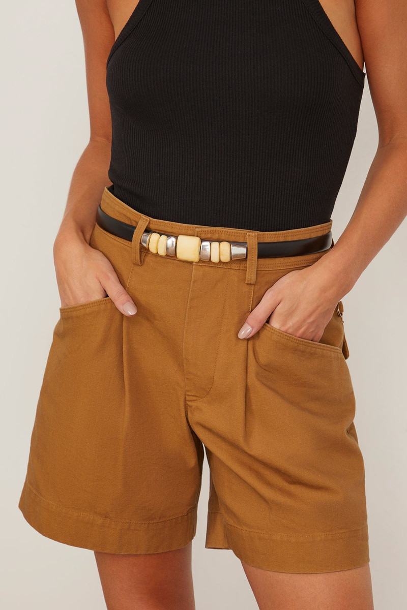 Isabel Marant Raissa Paradise Belt in Ecru/Silver outlook