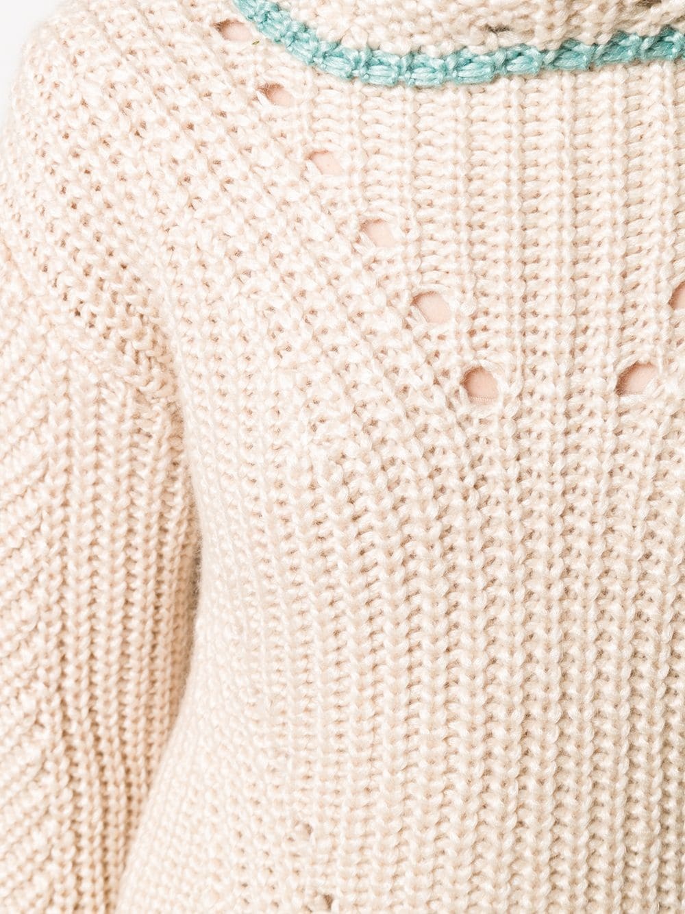 chunky knit sweater - 5