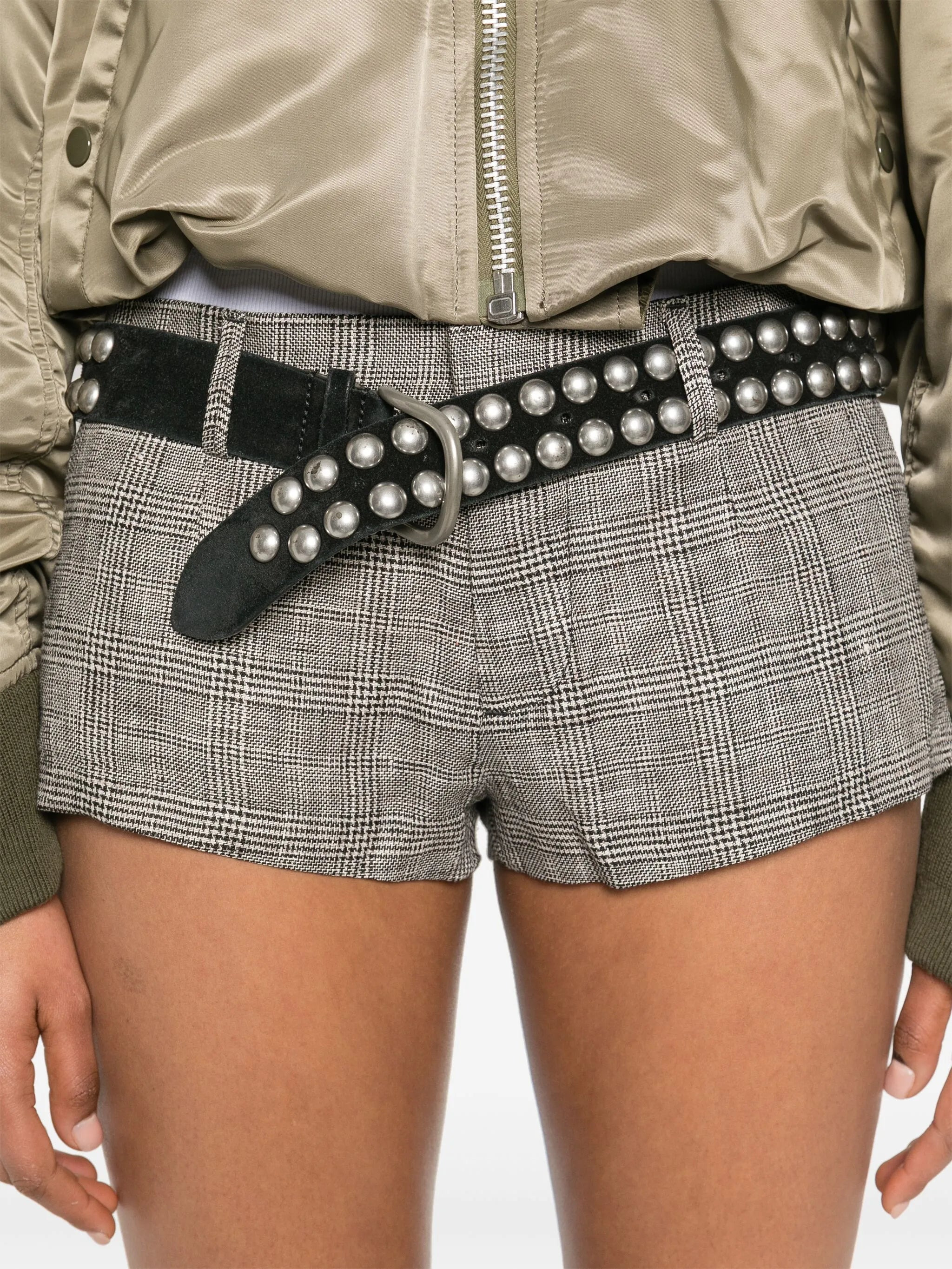tailored mini shorts - 5