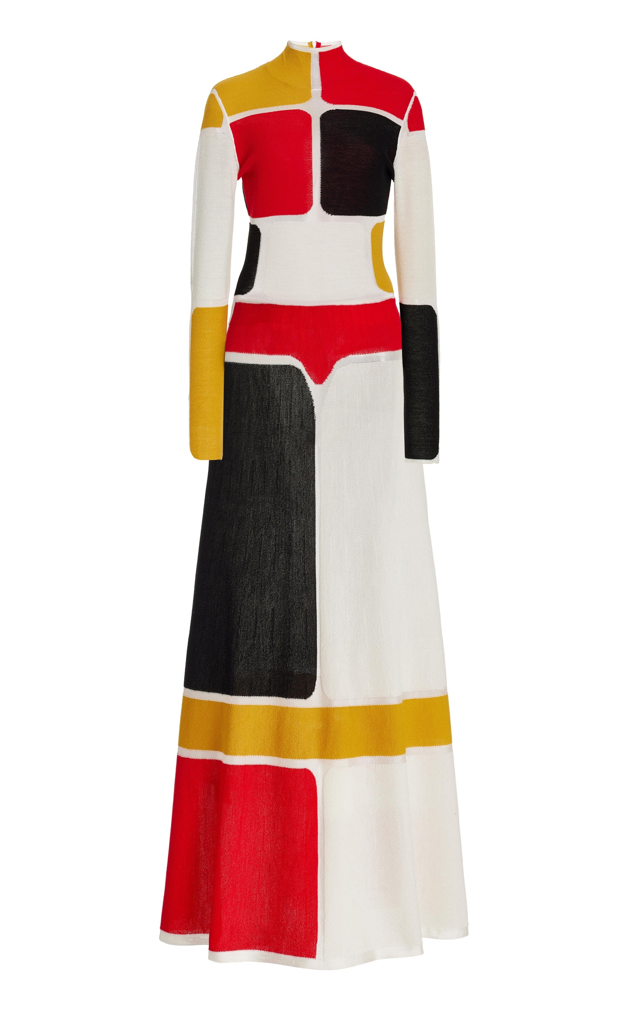 Aldor Knit Dress in Multi Cashmere Wool - 1