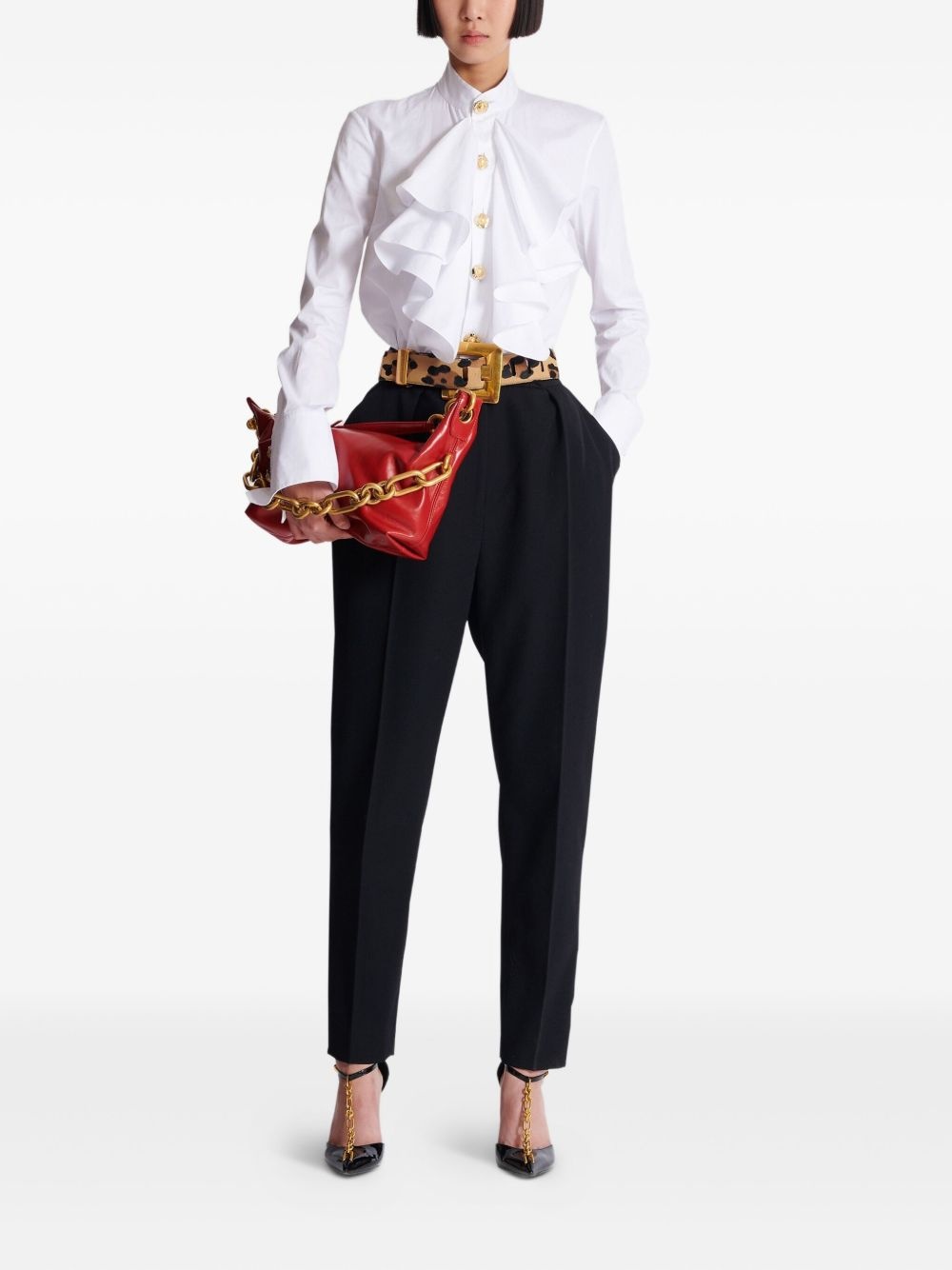 ruffled poplin shirt - 2