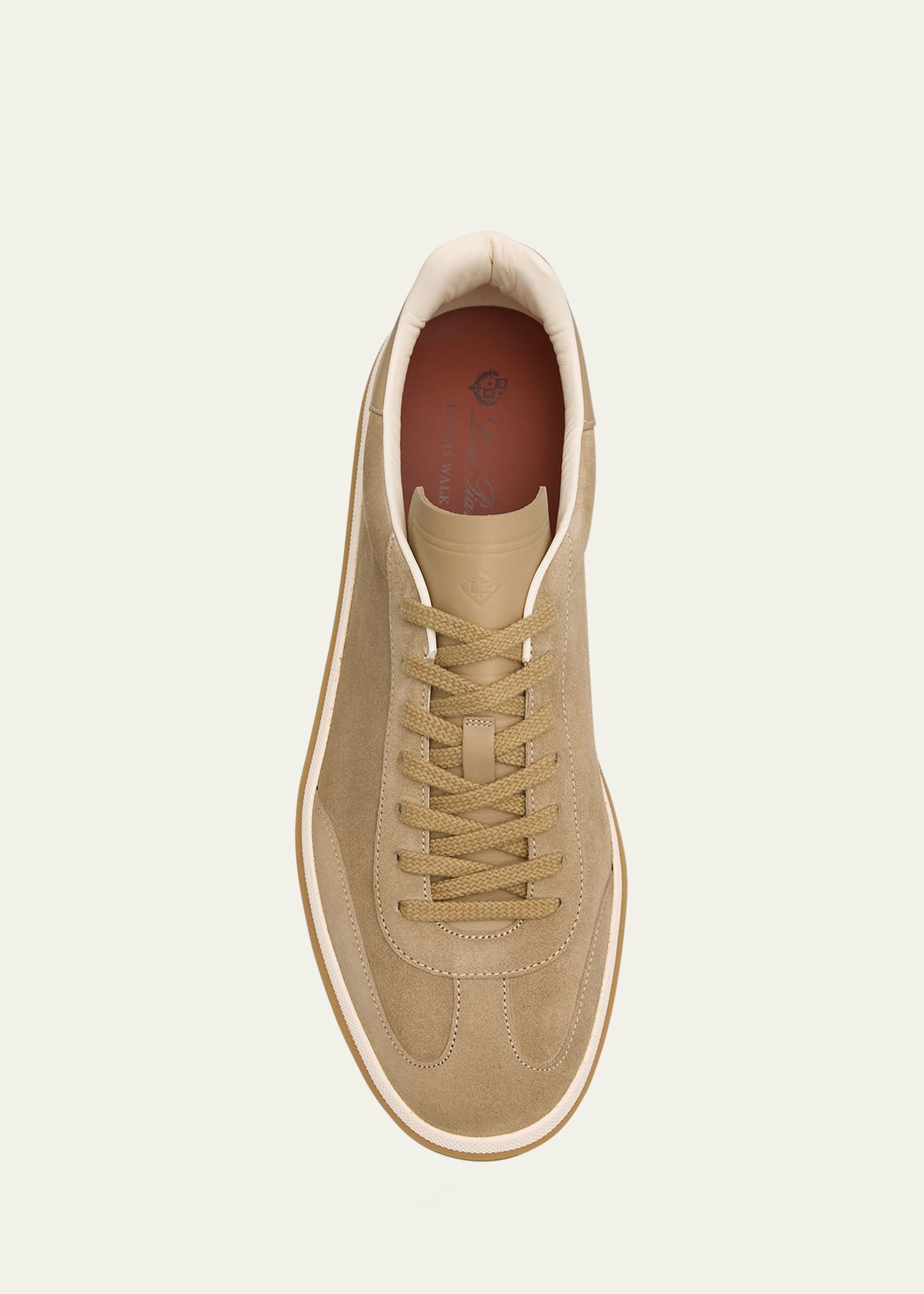 Men's Tennis Walk Suede Low-Top Sneakers - 6