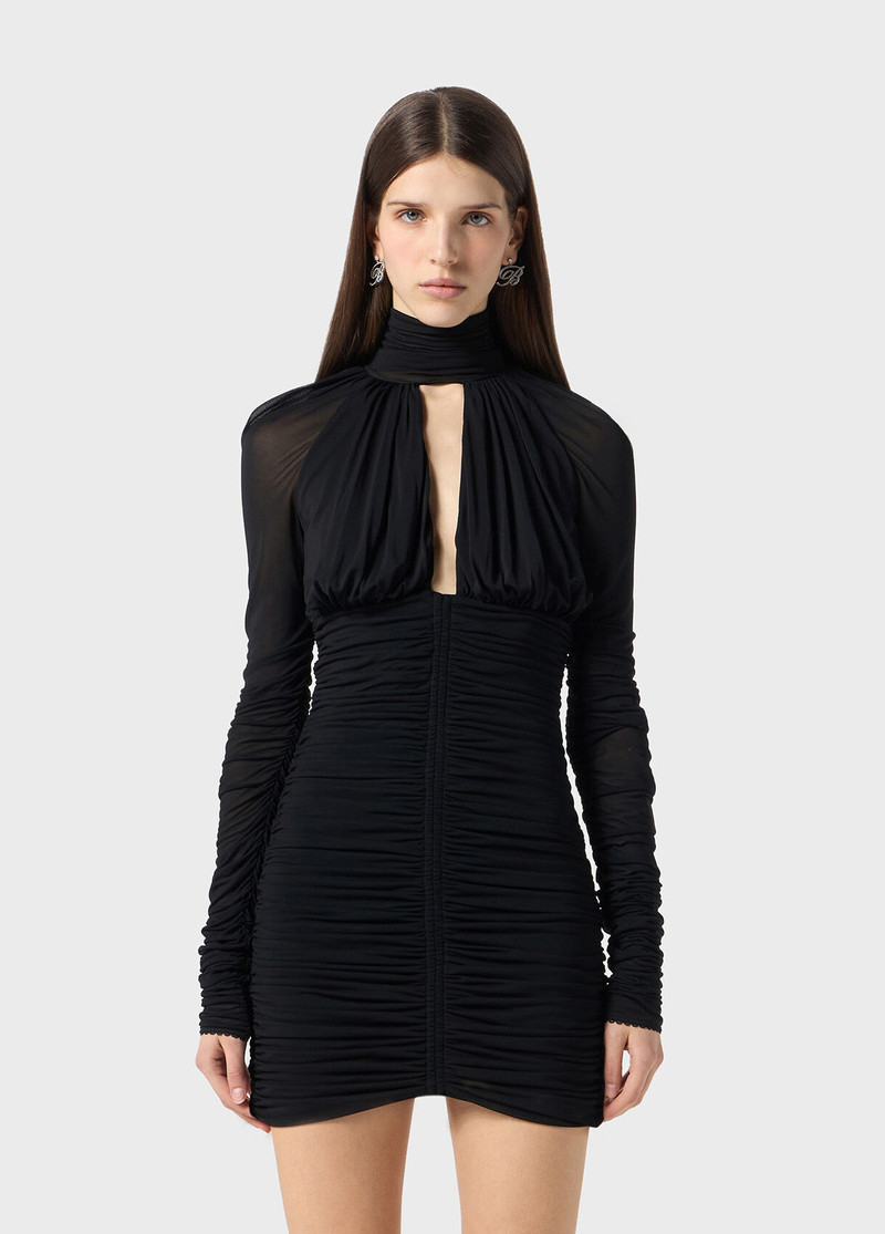 Blumarine MINI JERSEY DRESS WITH CUT-OUT outlook