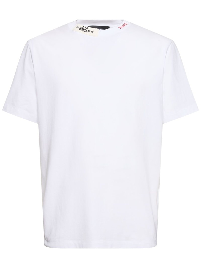 Regular fit cotton t-shirt - 1