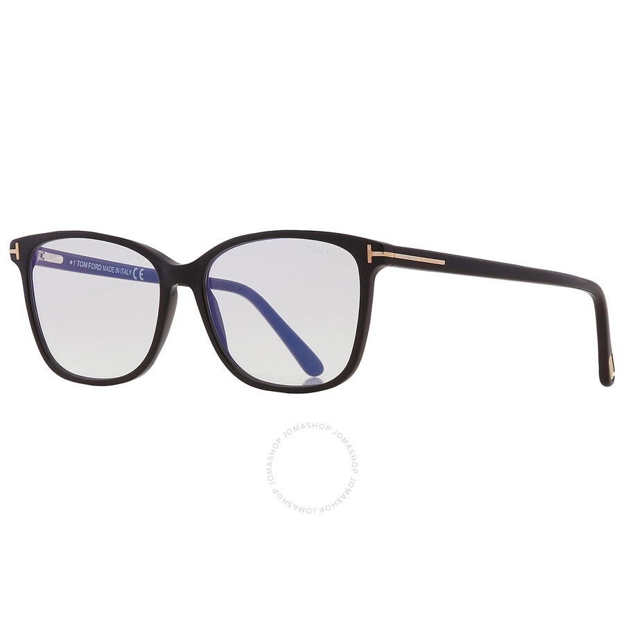 Tom Ford Blue Light Block Rectangular Ladies Eyeglasses FT5842-B 001 56 - 3