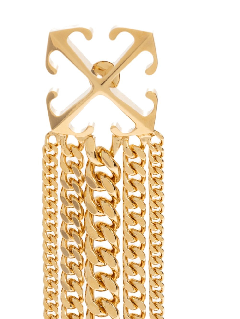 Arrows-motif drop earrings - 3