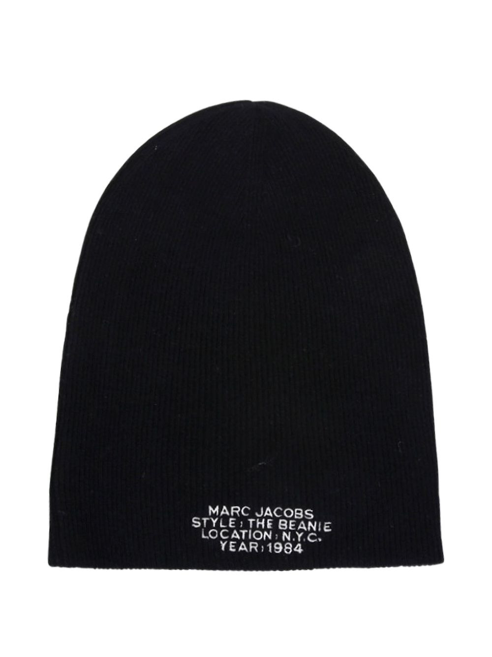 embroidered-logo beanie - 2