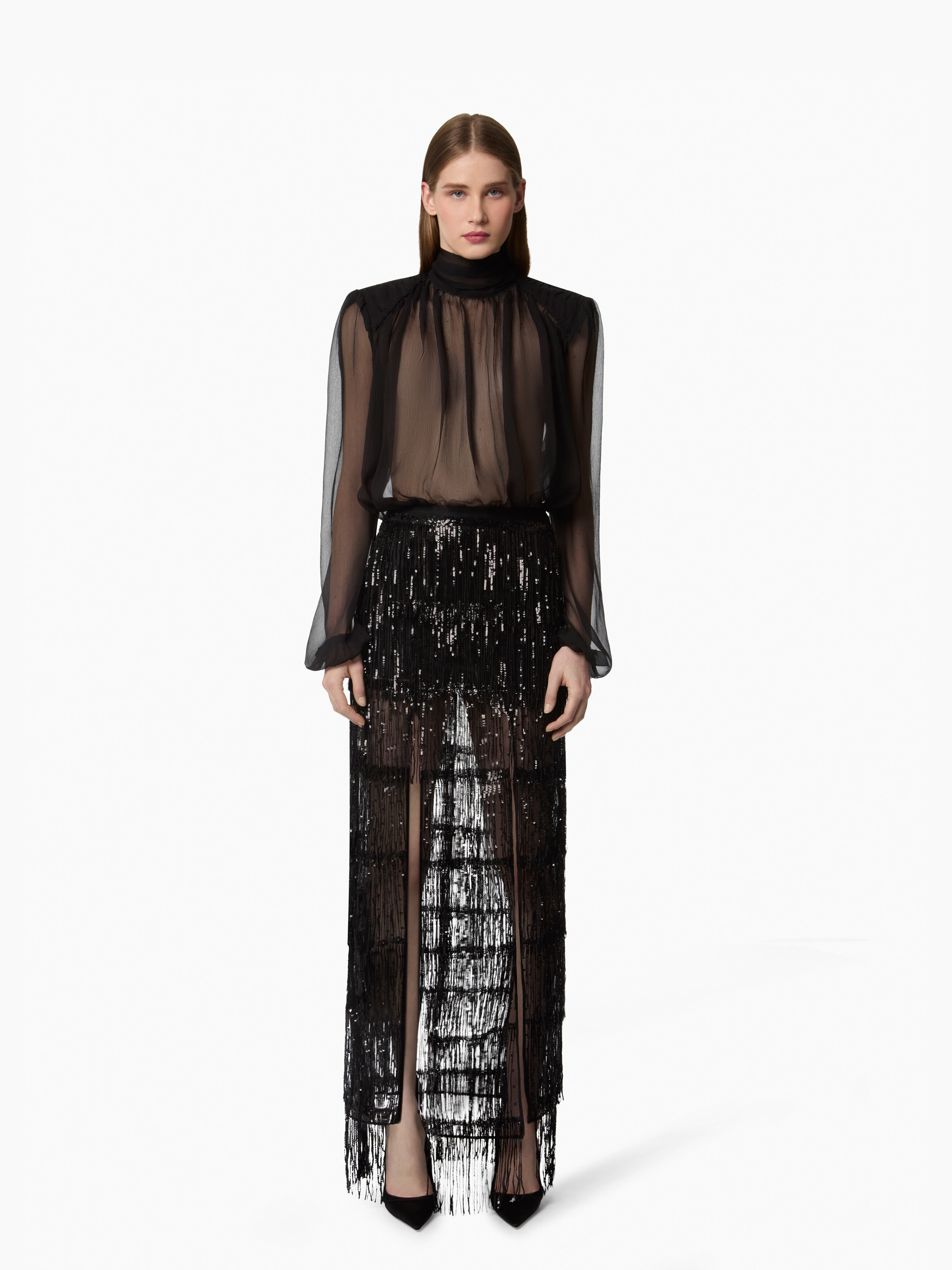 Sequined Tulle Skirt - 2
