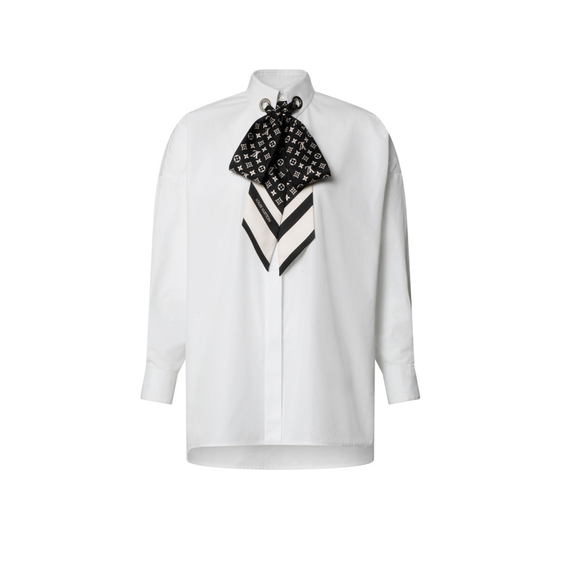 Monogram Scarf Shirt 1