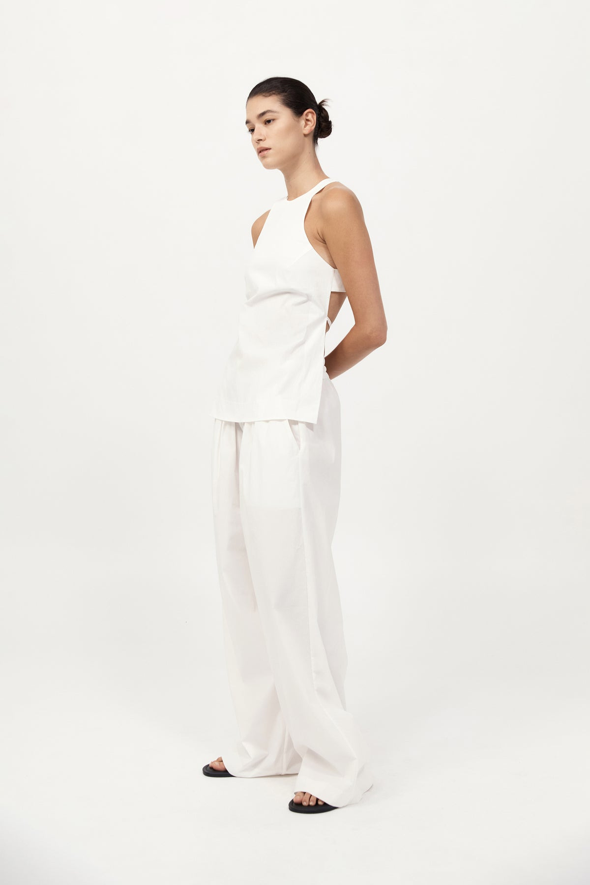 Racerback Top - White - 3