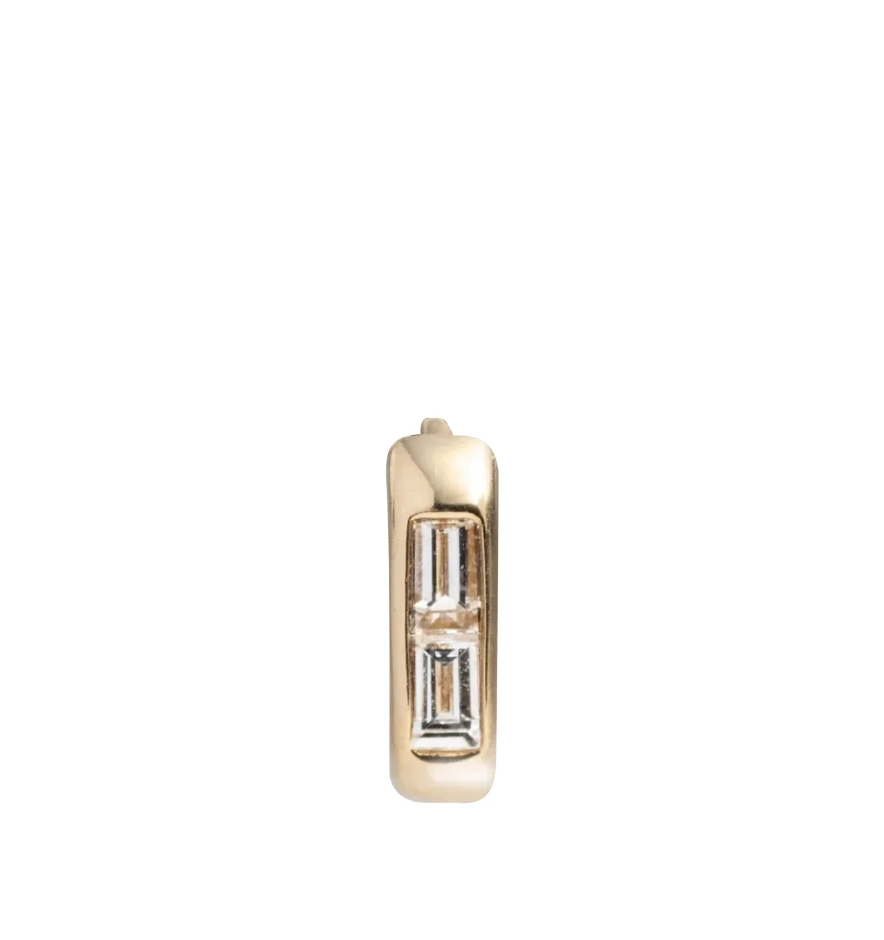 SMALL BAGUETTE EAR FOB DIAMOND - 1