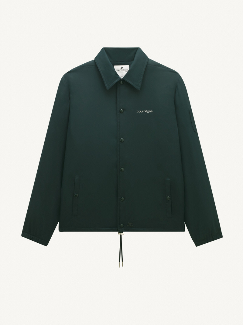 courrèges NYLON JACKET WITH FUR COLLAR outlook