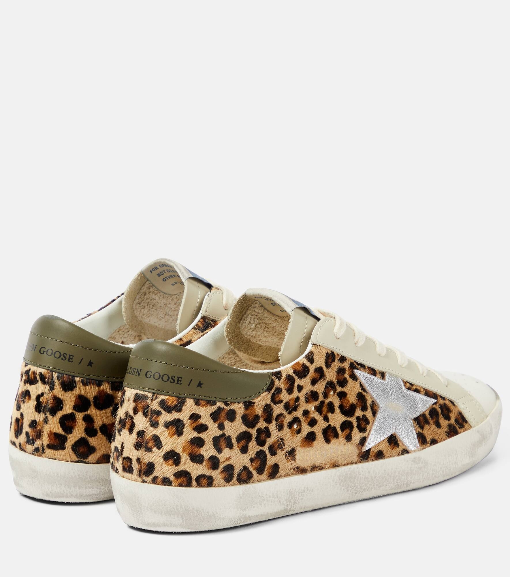 Super-Star leopard-print leather sneakers - 3
