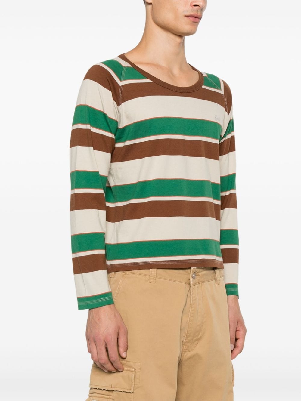 striped T-shirt - 5