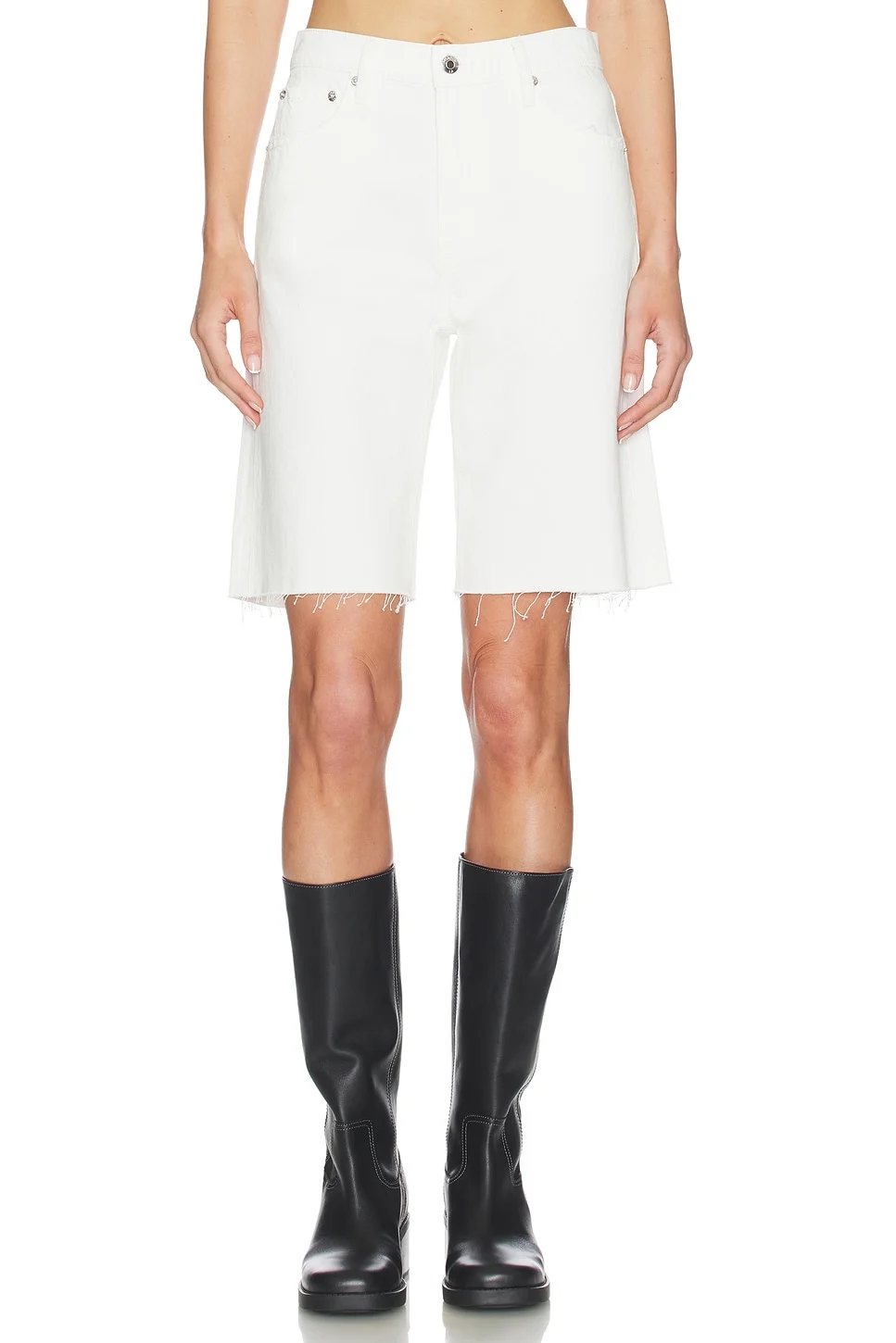 Nolan Relaxed Straight Cut Off Shorts - 1