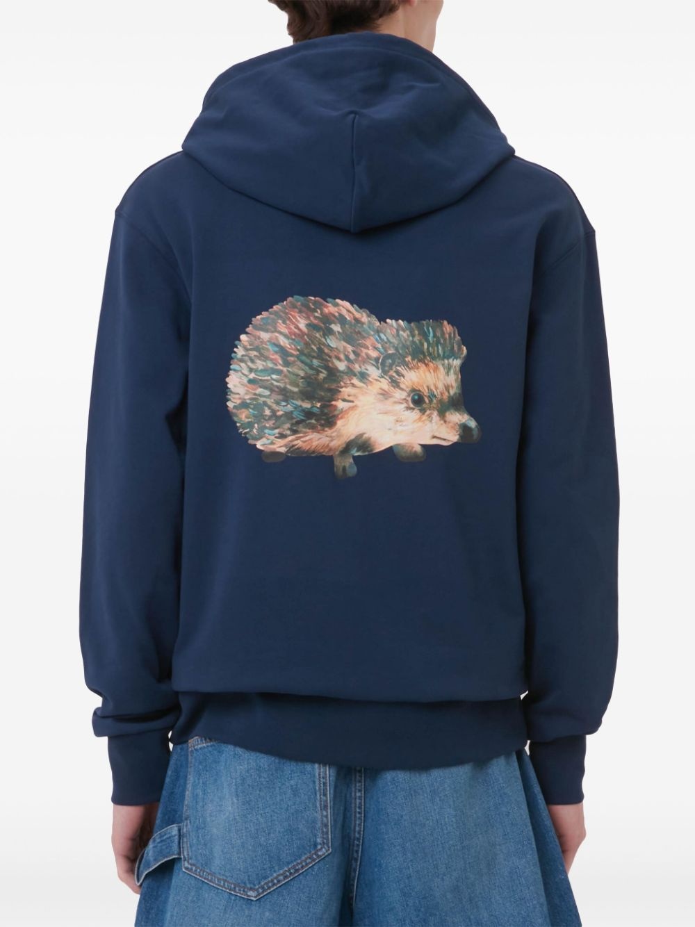 Prickly slogan-print hoodie - 5