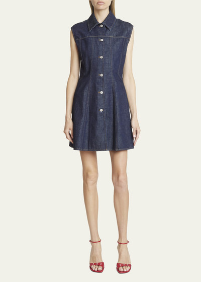 Givenchy Button-Front Denim Mini Dress outlook