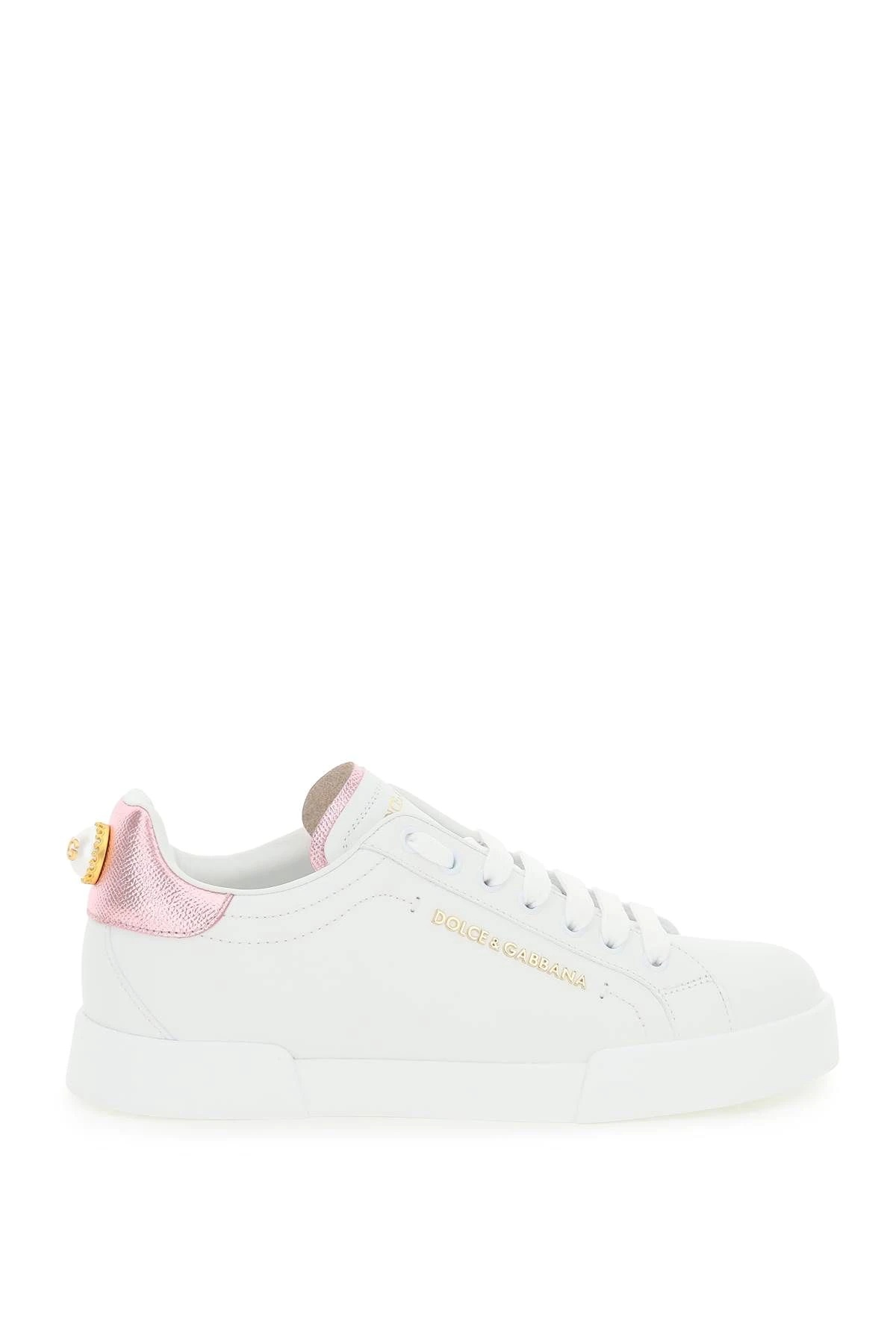 PORTOFINO SNEAKERS WITH PEARL - 1