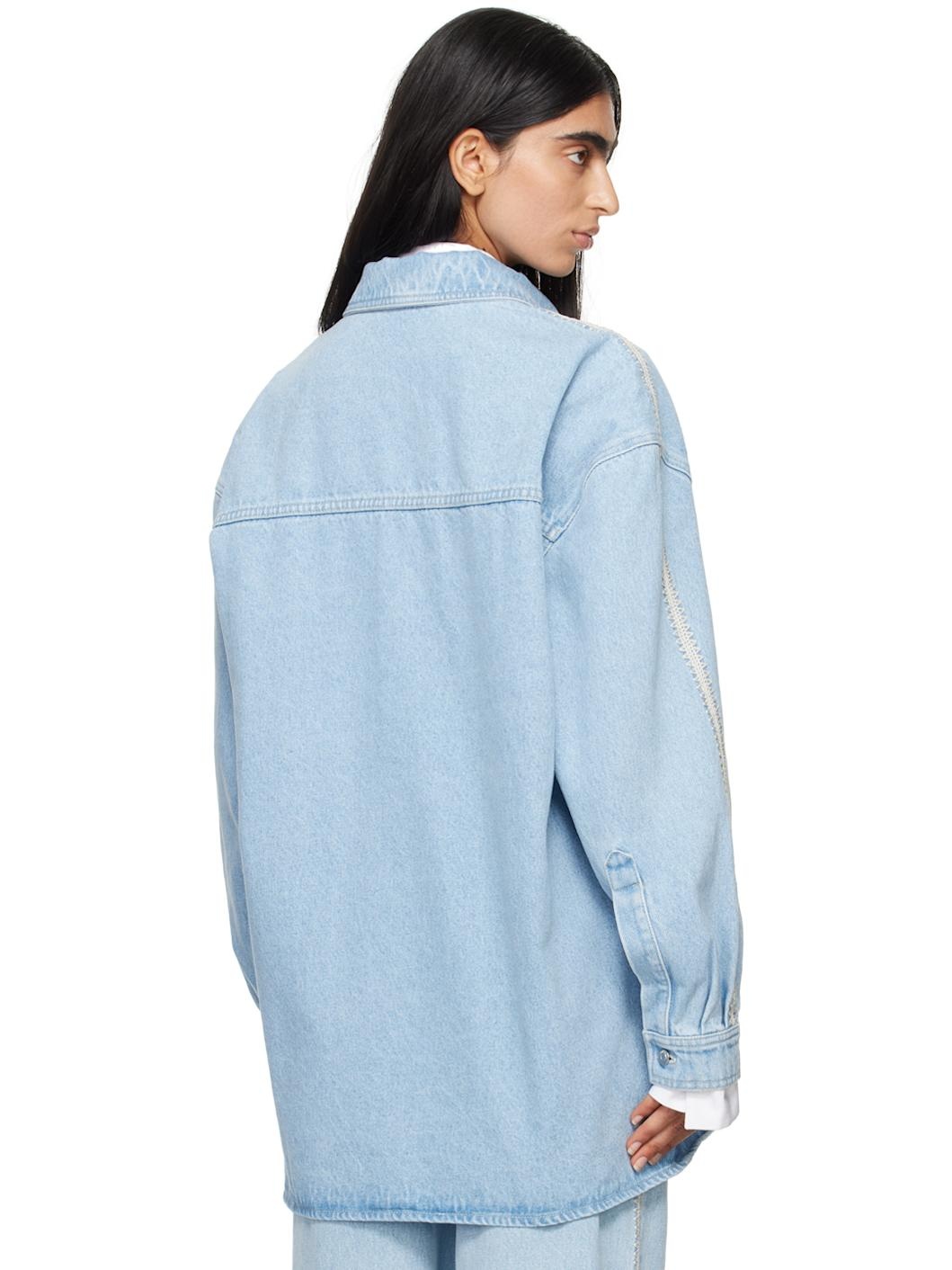 Blue Beaux Denim Shirt - 3