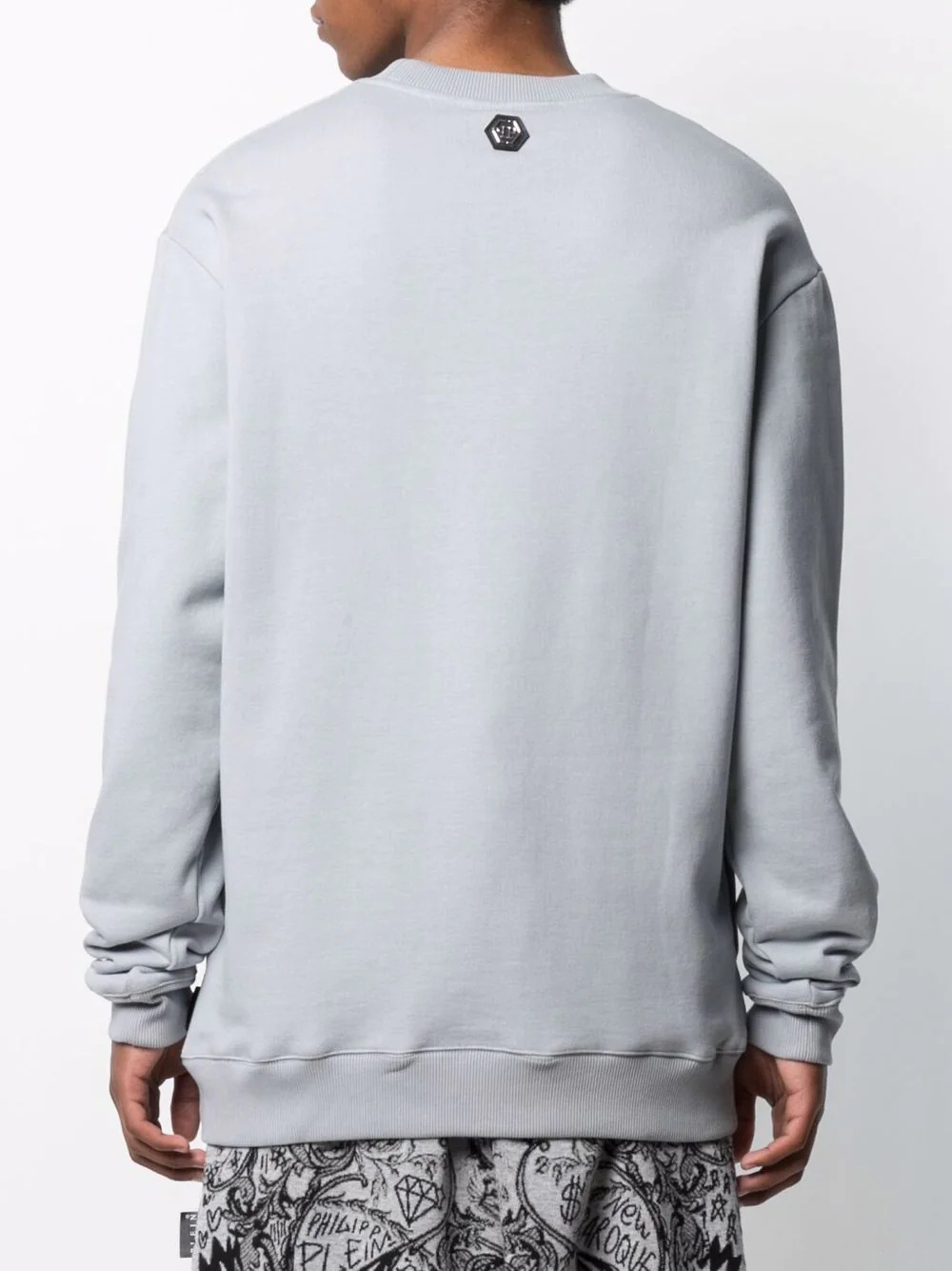 embroidered signature logo sweatshirt - 4