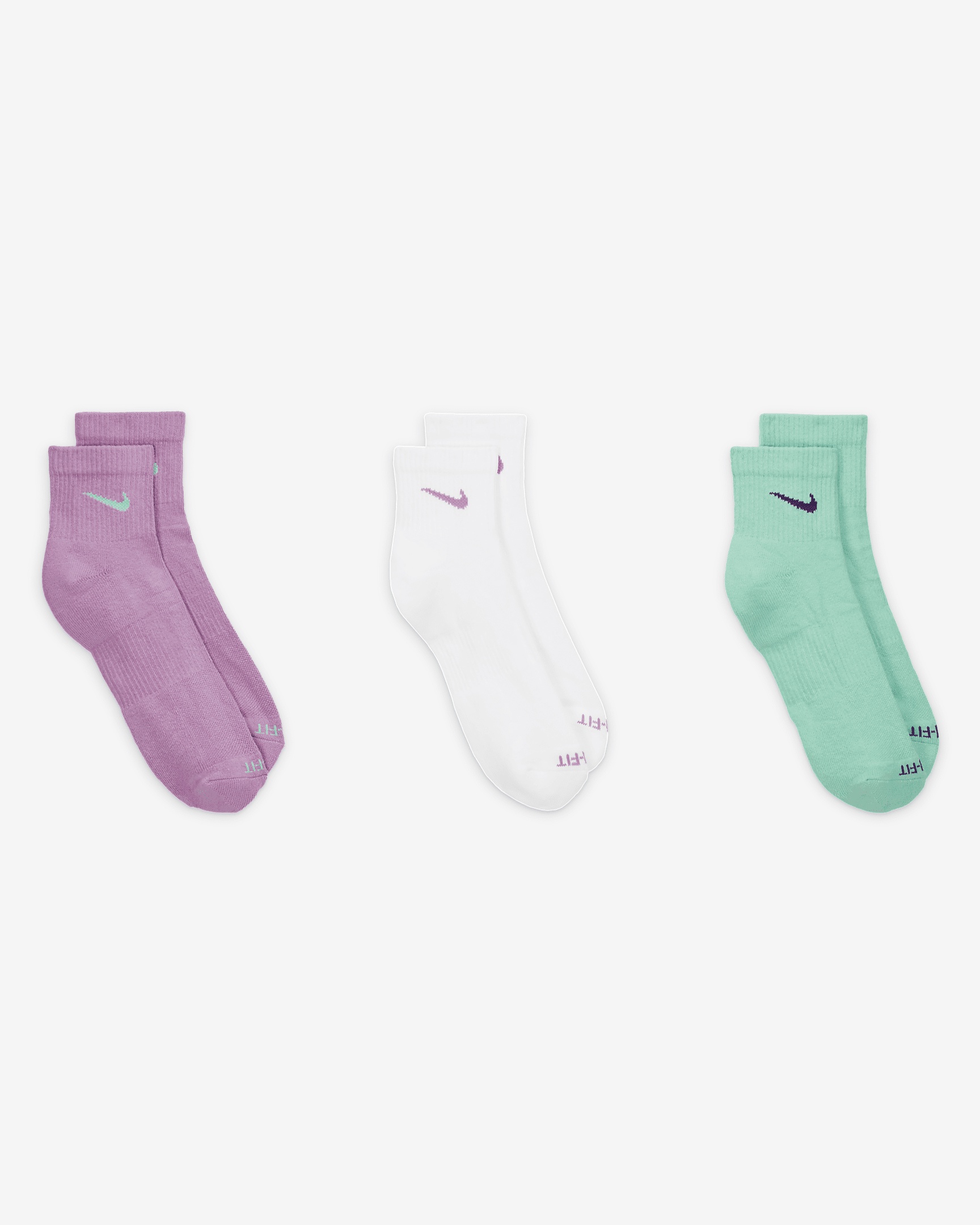 Nike Everyday Plus Cushioned Training Ankle Socks (3 Pairs) - 3