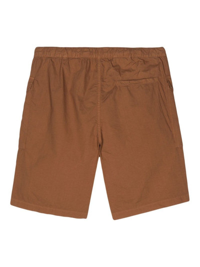 Aspesi logo-patch cotton shorts outlook