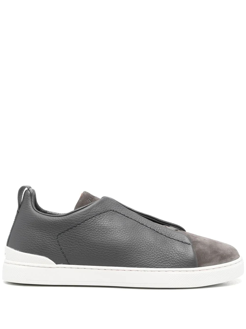 elasticated slip-on trainers - 1