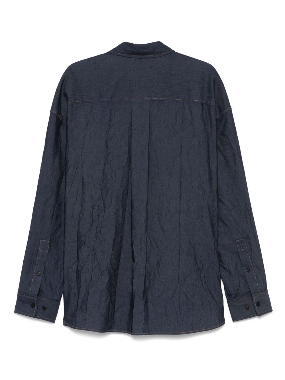 crease-effect shirt - 2