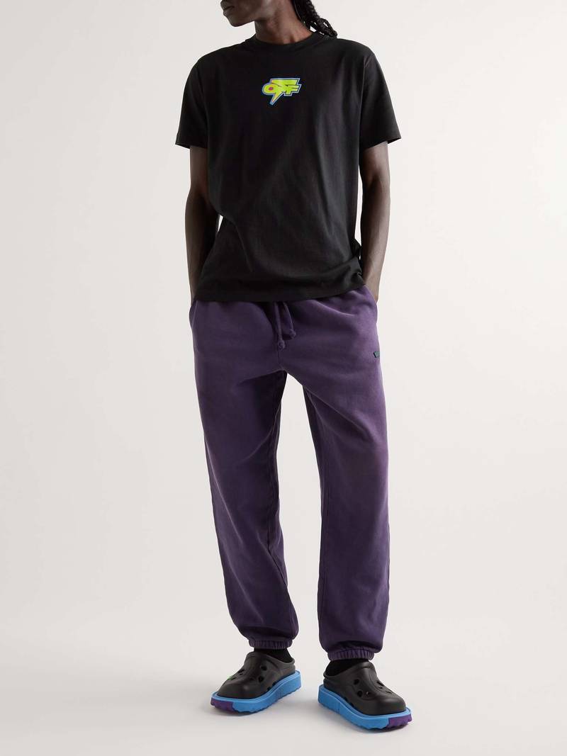 Off-White Logo-Print Cotton-Jersey T-Shirt outlook