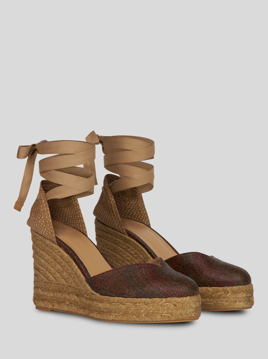 PAISLEY WEDGE ESPADRILLES - 3