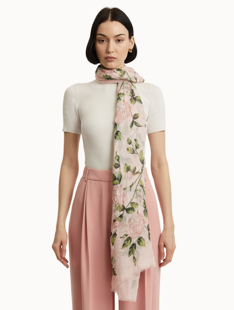 Oscar de la Renta ENGLISH ROSE MODAL SCARF outlook
