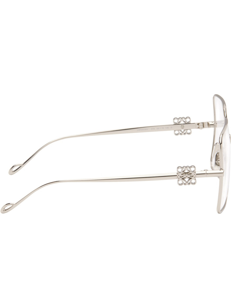 Loewe Silver Square Glasses outlook
