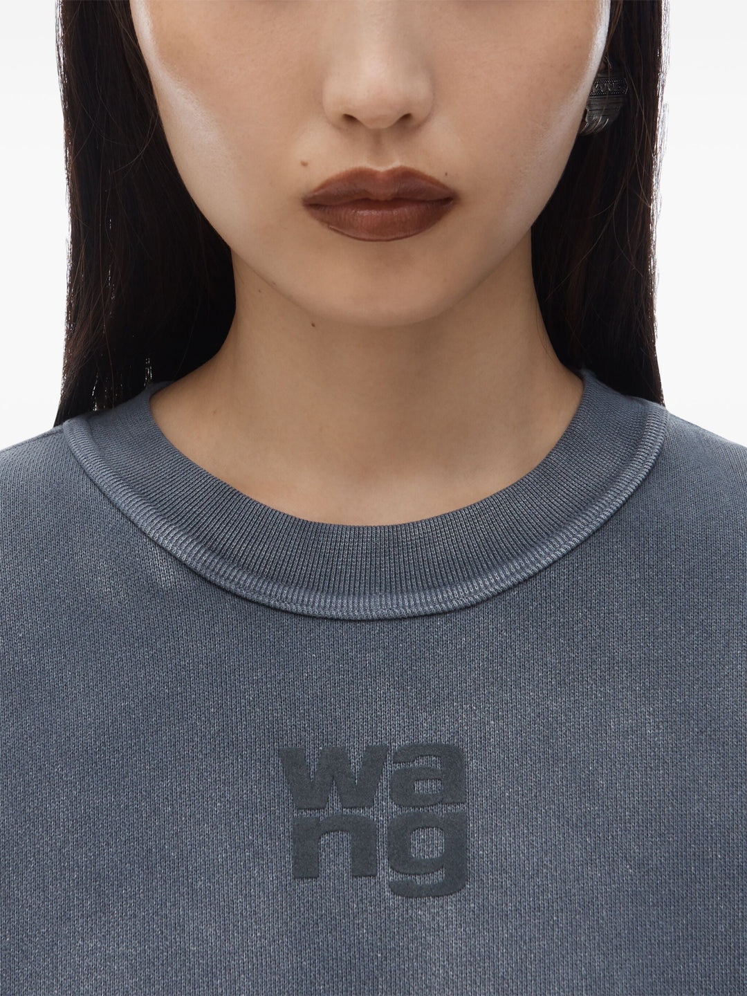 Puff Logo Sweatshirt In Structured Terry - 5