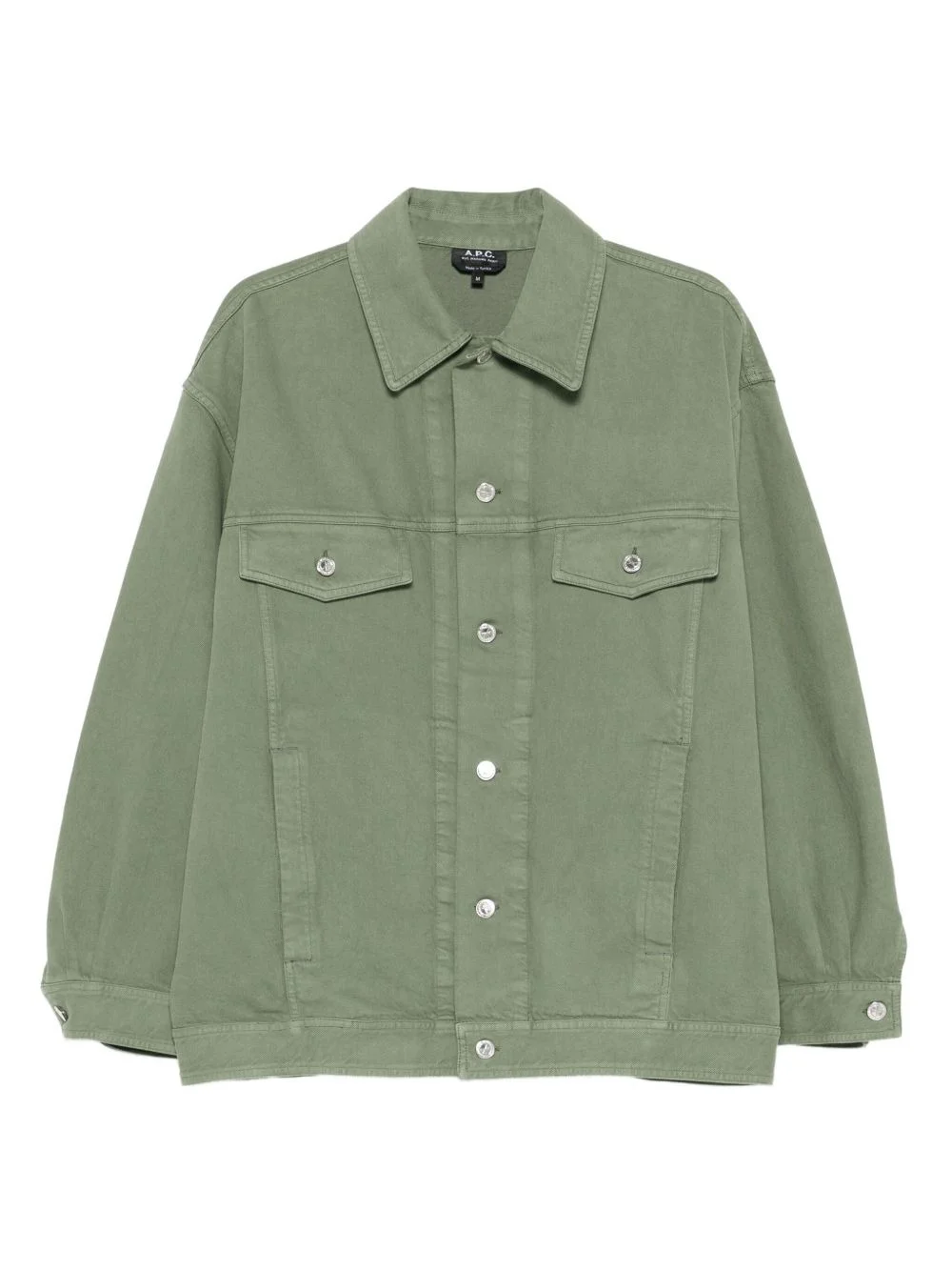 button-fastening flap-pocket jacket - 1