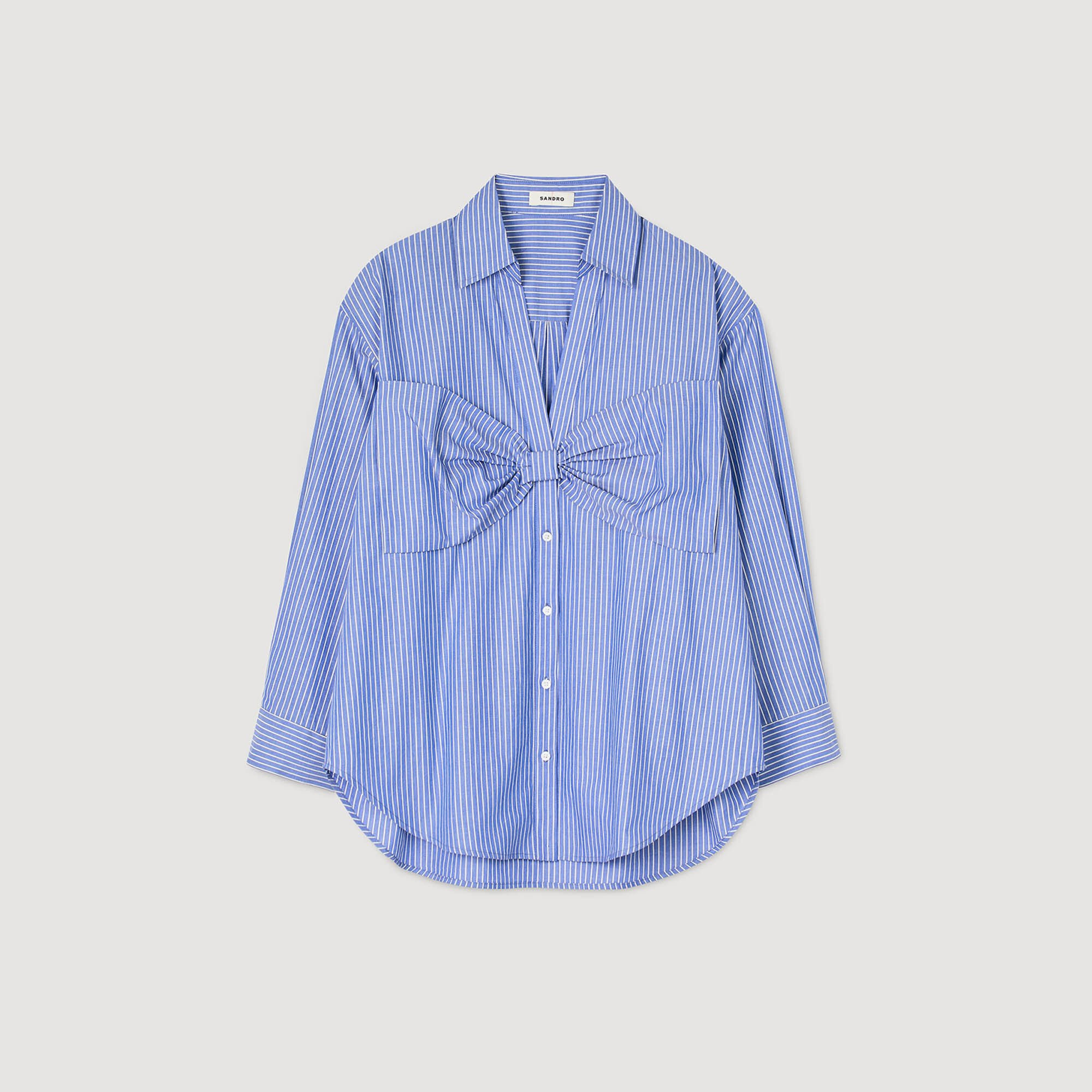 OVERSIZED BOW SHIRT - 6