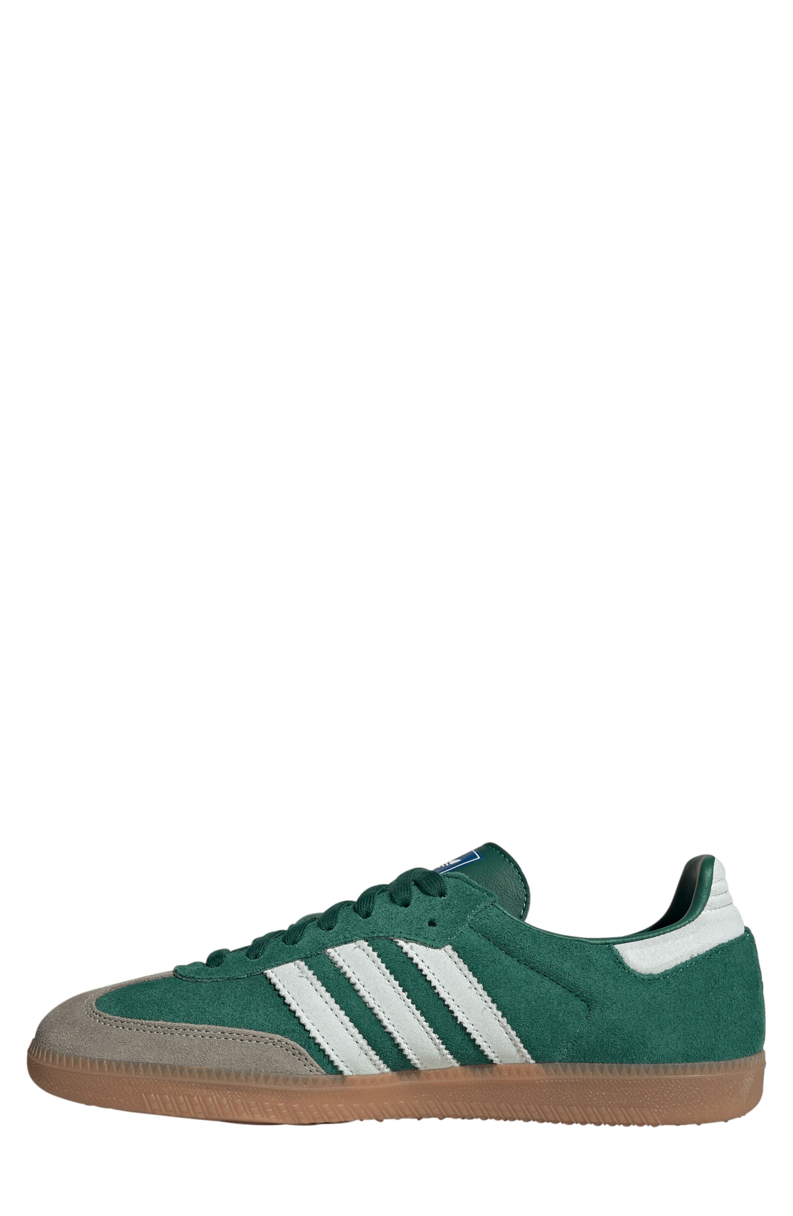 adidas Samba OG Sneaker in Green/White/Gum4 at Nordstrom - 6