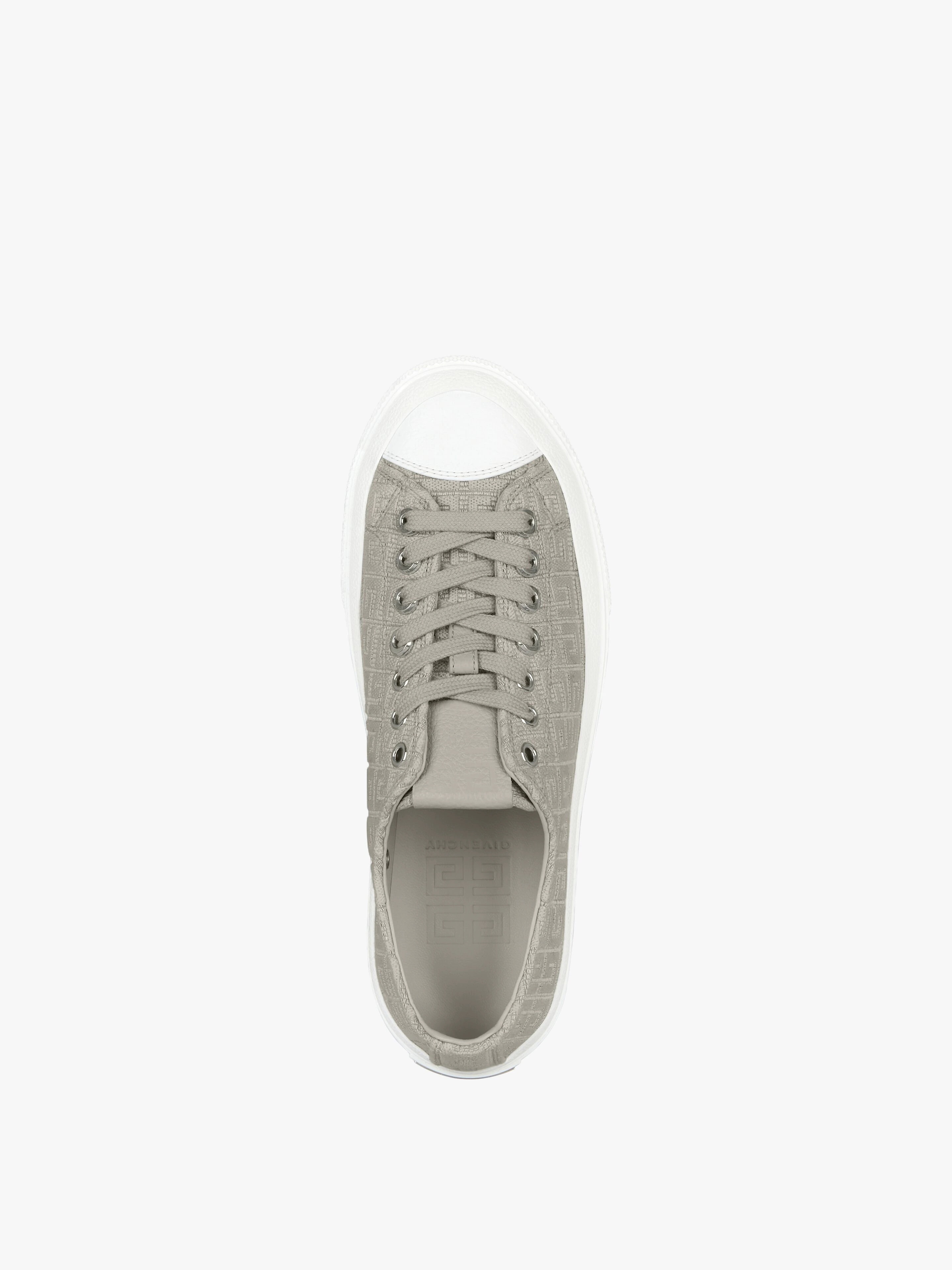 CITY SNEAKERS IN 4G EMBROIDERED CANVAS - 4