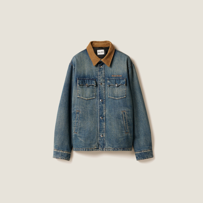 Denim 다운 재킷 1