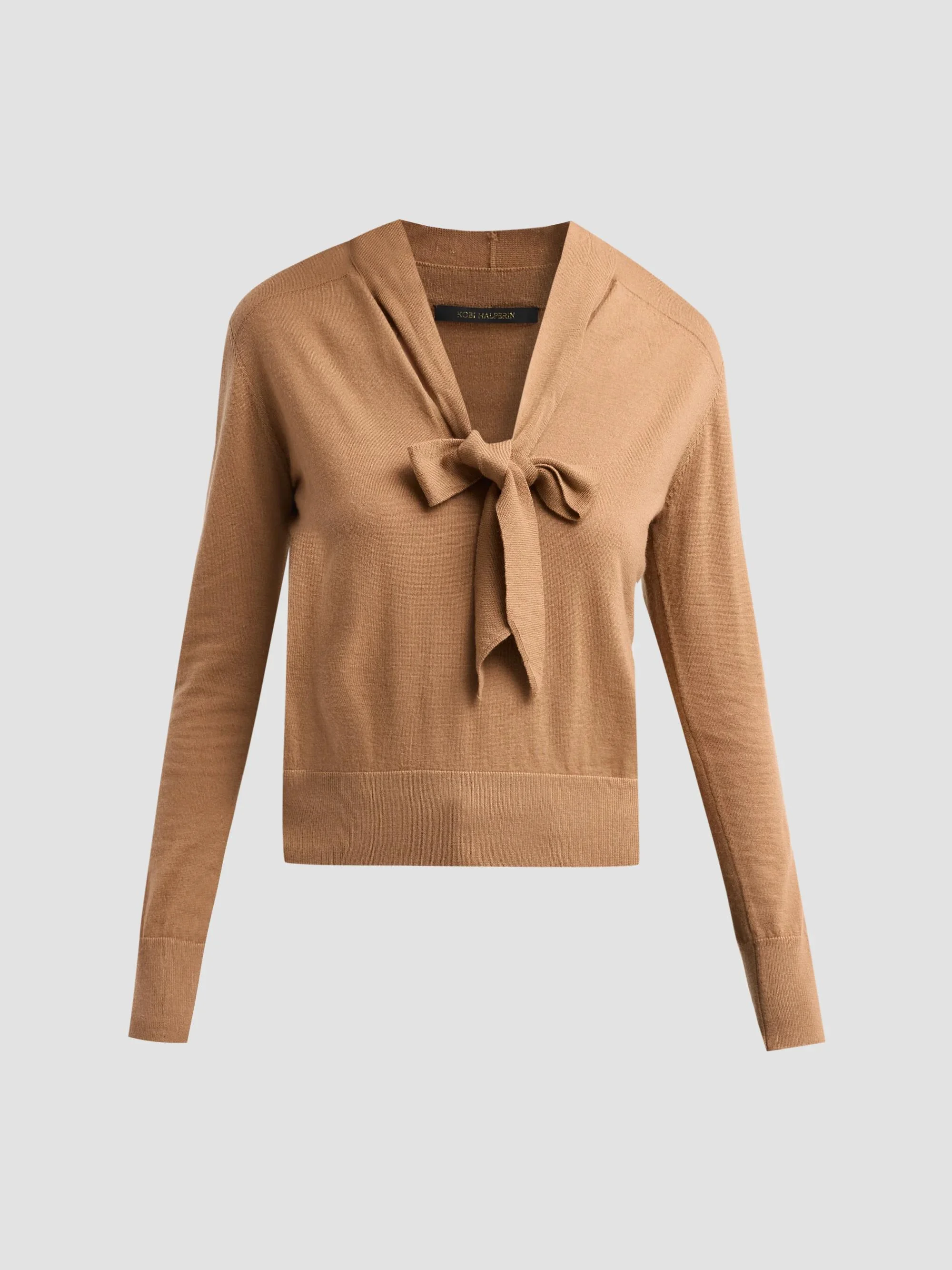 Women's Felicity Tieneck Sweater - Bourbon - 1