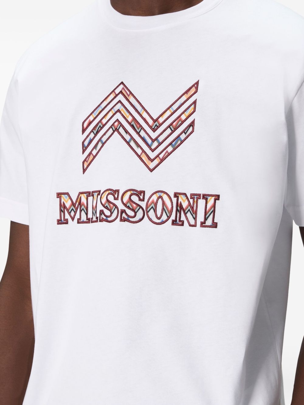 logo-embroidered T-shirt - 4