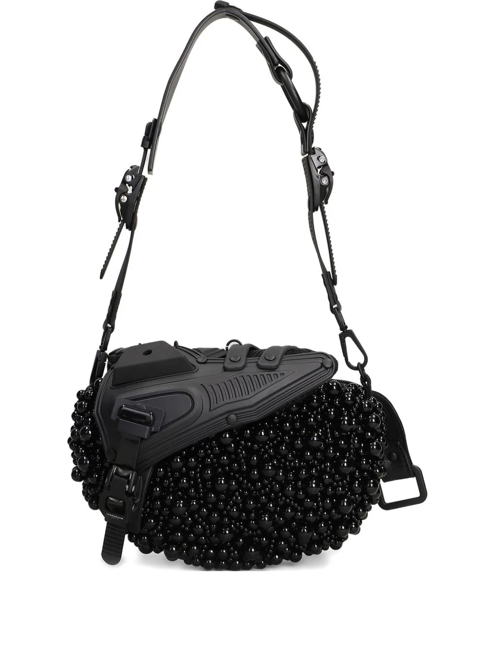 beaded shoulder bag - 1